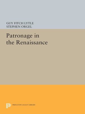 cover image of Patronage in the Renaissance